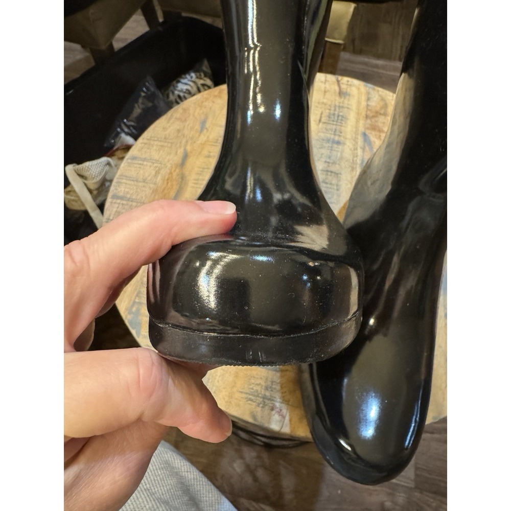Chooka Women's Polished Mid Rain Boot Black Size‎ 11 - Picture 11 of 14